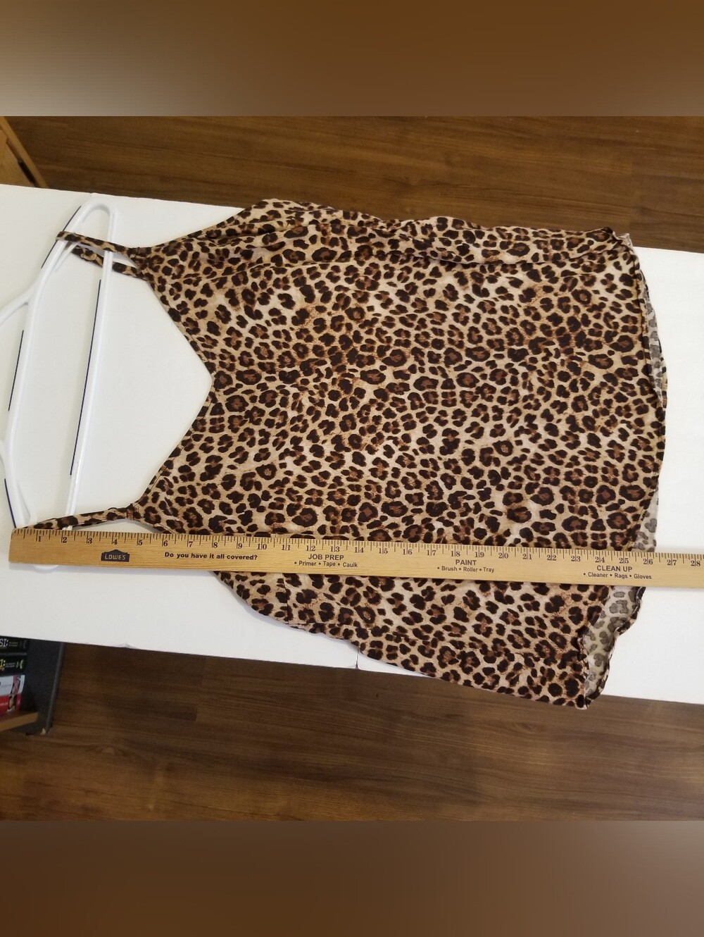 Torrid 3 Tank Top Women's 3X Brown Leopard Animal Print Adjustable Straps - Picture 5 of 7